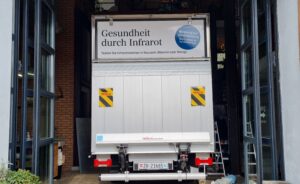 Fertige Rückseite des JEWE-Transporters.